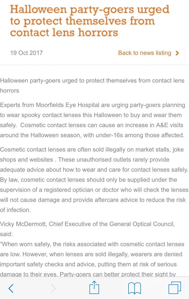 GOC Halloween CL Warning